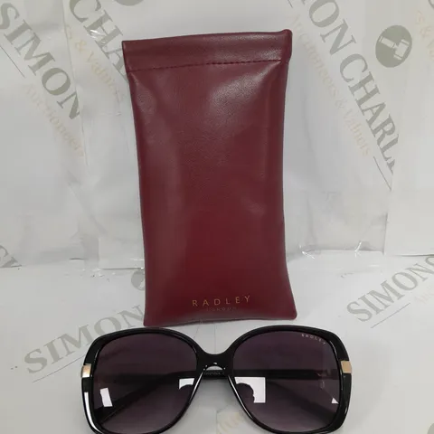 RADLEY LONDON BLACK SUNGLASSES WITH RED CASE