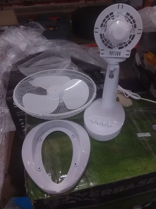 ARLEC 12" WHITE 3 BLADE DESK FAN