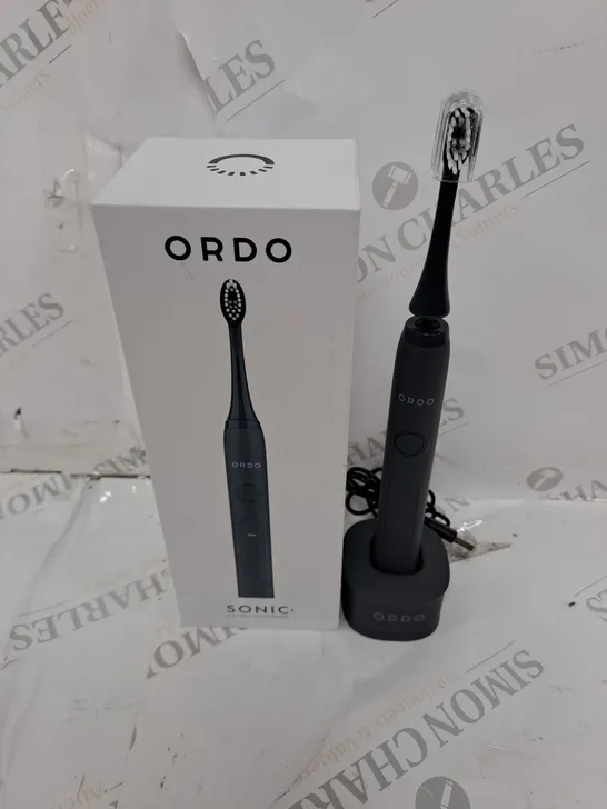 BOXED ORDO SONIC+ ELECTRIC TOOTHBRUSH IN CHARCOAL BLACK