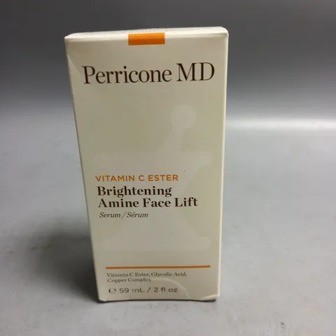 BOXED AND SEALED PERRICONE MD VITAMIN C ESTER BRIGHTENING AMINE FACE LIFT 59ML