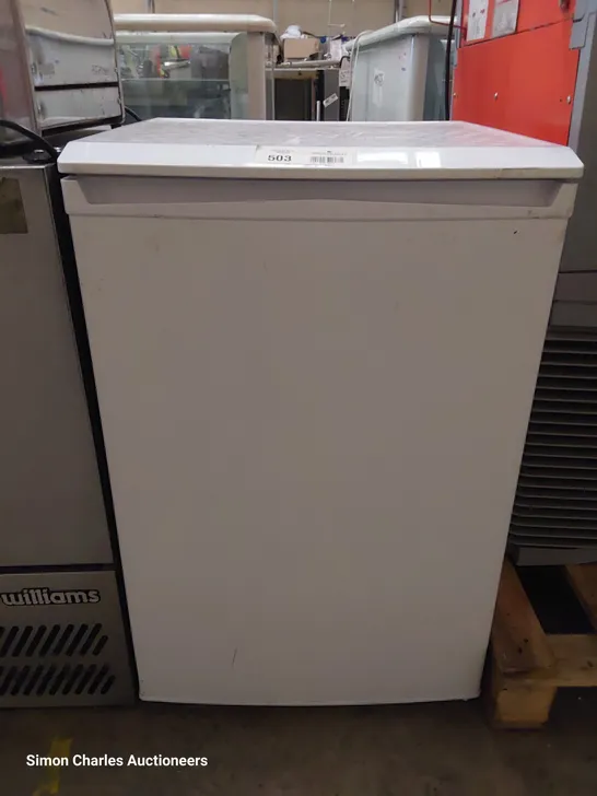 ESSENTIALS WHITE UNDERCOUNTER FRIDGE 