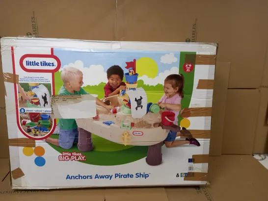 BOXED LITTLE TIKES ANCHORS AWAY PIRATE SHIP WATER TABLE  RRP £110