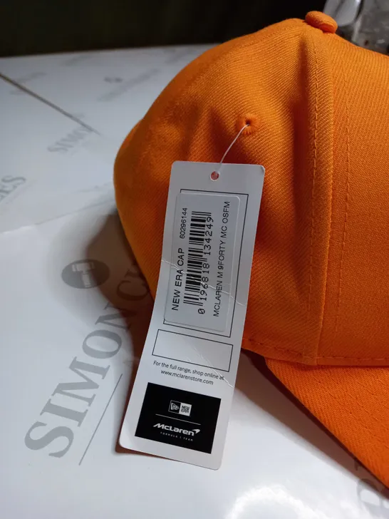 NEW ERA MCLAREN M 9FORTY BASEBALL CAP- ORANGE