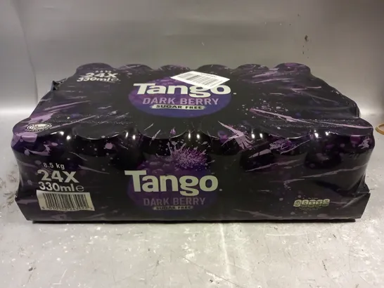 SEALED 24 X TANGO SUGAR FREE DARK BERRY - 24 X 330ML - COLLECTION ONLY 