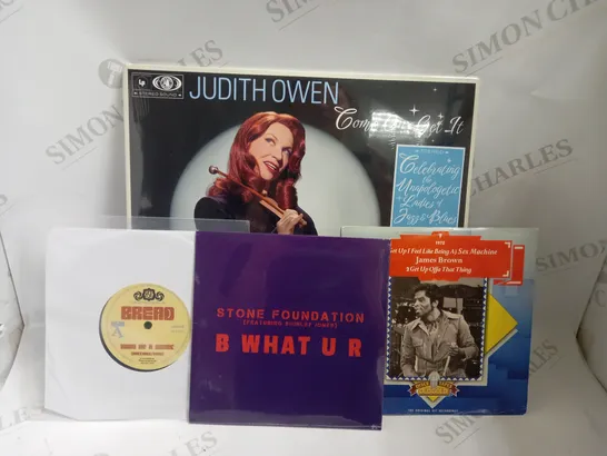 BOX OF APPROX 10 VINYLS INCLUDING PET SHOP BOYS, JUDITH OWEN AND TINA TURNER