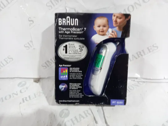 BOXED BRAUN THERMOSCAN 7 WITH AGE PRECISION