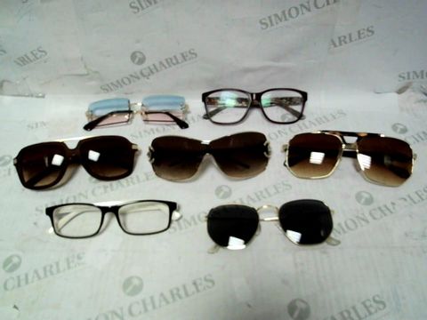 LOT OF APPROXIMATELY 25 ASSORTED EYEWEAR ITEMS TO INCLUDE; SPECTACLES, SUNGLASSES ETC