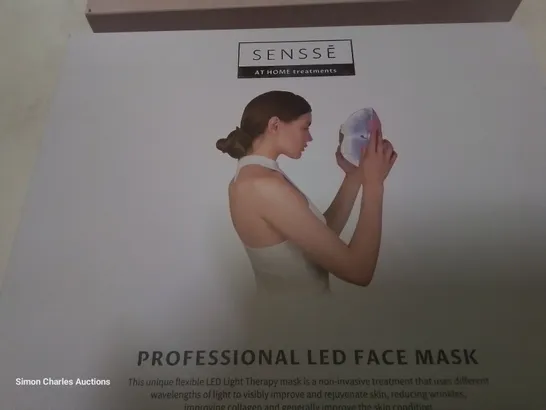 TWO BOXED SENSSE PROFESSIONAL LED FASK MASKS