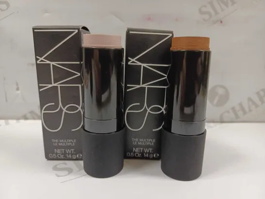 LOT OF 2 NARS THE MULTIPLE TO INCLUDE SOUTH BEACH, LUXOR 