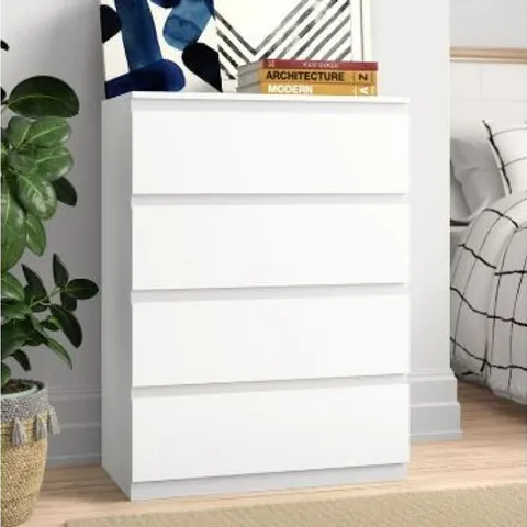 BOXED DENVER 4DRAWER CHEST OF DRAWERS 70X40X95.5CM