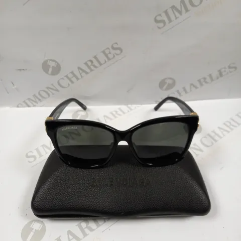 BALENCIAGA BB0102SA ROUNDED FRAME SUNGLASSES