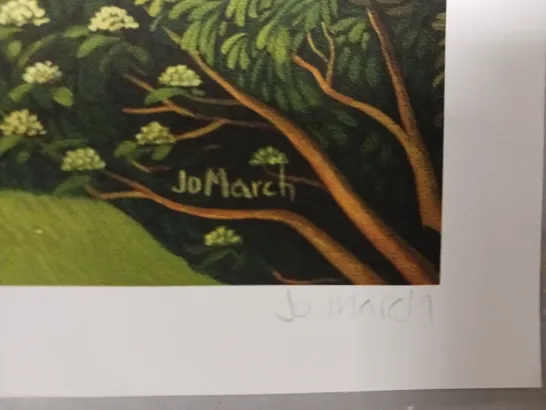 JO MARCH SIGNED THE ADVENTURERS ART PRINT