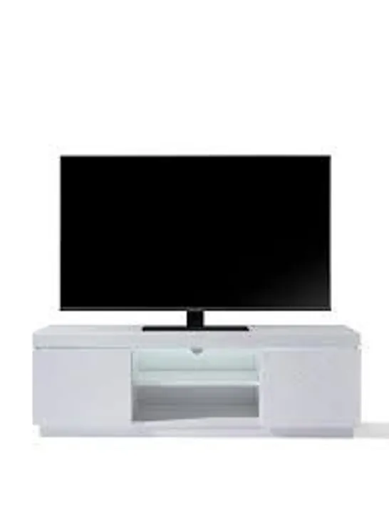 BOXED KARA TV UNIT IN WHITE - 1OF1