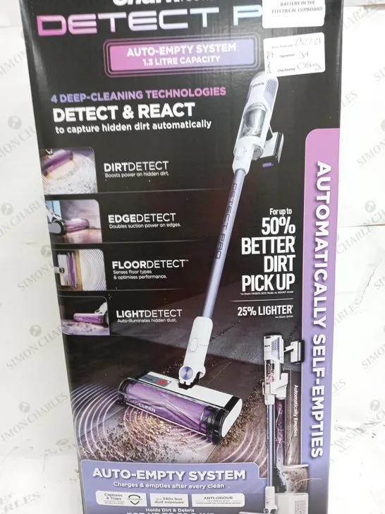 SHARK DETECT PRO 1.3L AUTO EMPTY VACUUM CLEANER IW3510UK