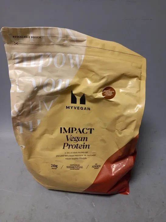 MYVEGAN CHOCOLATE SALTED CARAMEL IMPACT VEGAN PROTEIN 2.5KG 