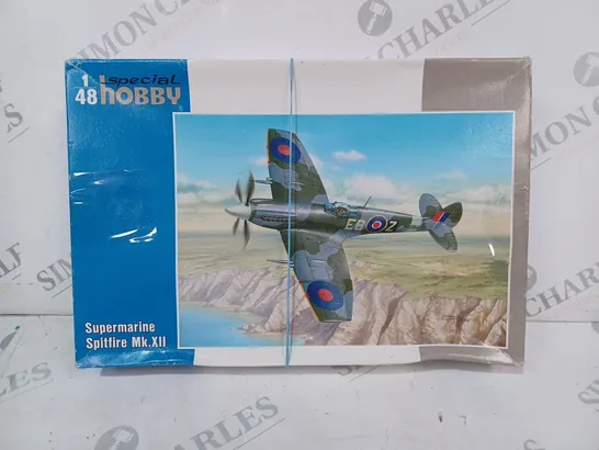 BOXED SPECIAL HOBBY SH48107 1/48 SCALE SUPERMARINE SPITFIRE MK.XII MODEL KIT