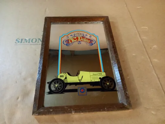 AC DELCO THEMED FRAMED MIRROR