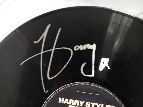 SIGNED HARRY STYLES FINE LINE VINYL