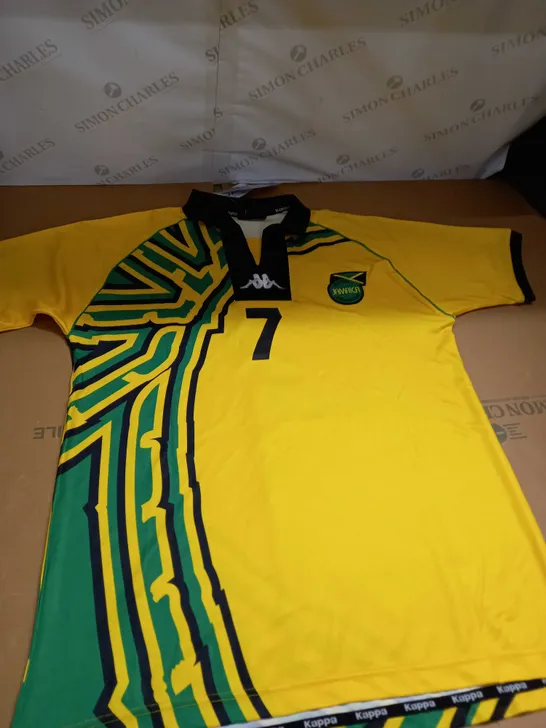 JAMAICA FOOTBALL FEDERATION SHIRT WITH CARGILL 7 SIZE 2XL