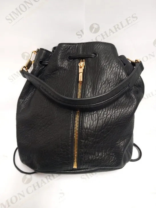 ELIZABETH AND JAMES BLACK LEATHER BAG