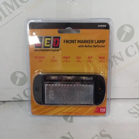 LED AUTOLAMPS 44WME FRONT MARKER LAMP WITH REFLEX REFLECTOR