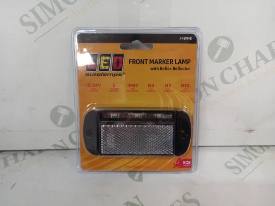 LED AUTOLAMPS 44WME FRONT MARKER LAMP WITH REFLEX REFLECTOR