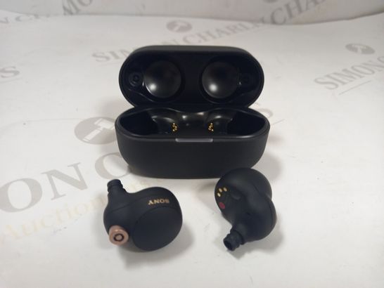 SONY AUDIO EARBUDS IN BLACK