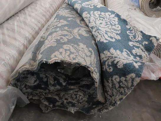 ROLL OF QUALITY ALABAMA DARK BLUE/LIGHT GREY CARPET // SIZE UNSPECIFIED 