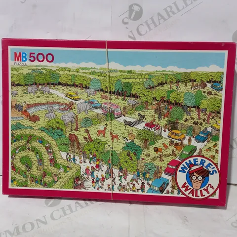 MB PUZZLE 500 PIECE WHERE'S WALLY JIGSAW PUZZLE