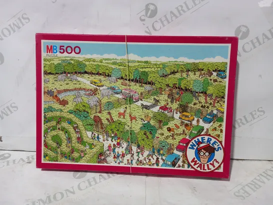 MB PUZZLE 500 PIECE WHERE'S WALLY JIGSAW PUZZLE