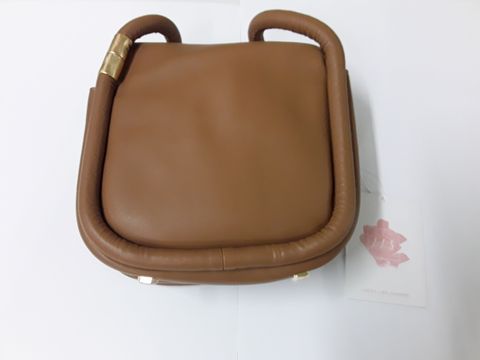 LOOKS LIKE SUMMER BROWN FAUX LEATHER HAND BAG