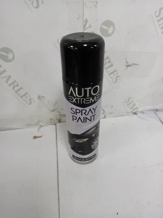 BOXED 250ML SPRAY PAINT BLACK SATIN X24 