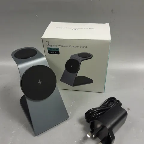 BOXED T3 MAGNETIC WIRELESS CHARGER STAND 