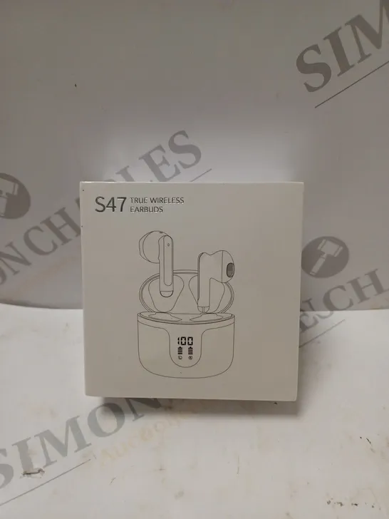 SEALED S47 TRUE WIRELESS BLUETOOTH EAR BUDS