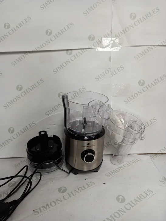 COOK'S ESSENTIALS 400ML COMPACT DOUBLE BLADE FOOD PROCESSOR