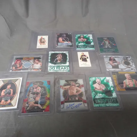 BOX OF ASSORTED COLLECTABLE WRESTLING CARDS