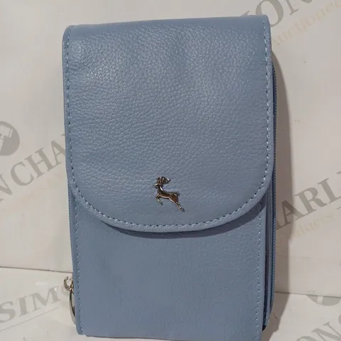 ASHWOOD PHONE CROSSBODY BAG IN LIGHT BLUE