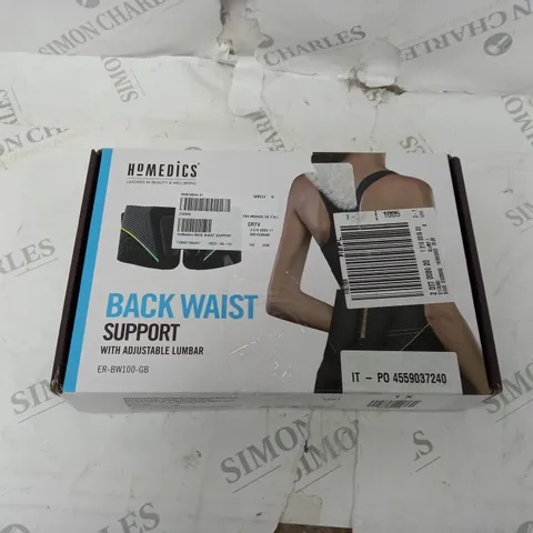 HOMEDICS BACK WAIST SUPPORT BOXED