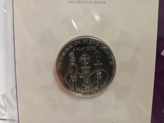 THE ROYAL MINT THE CORONATION OF HIS MAJESTY KING CHARLES III 2023 £5 COIN