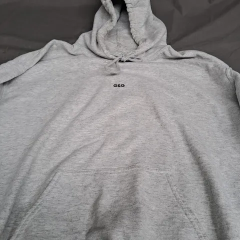 GOOSE & GARNER LIGHT GREY HOODIE - MEDIUM