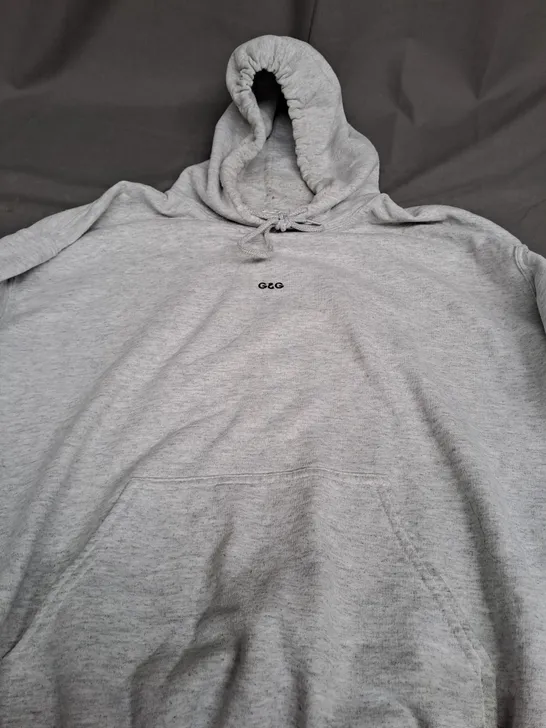 GOOSE & GARNER LIGHT GREY HOODIE - MEDIUM