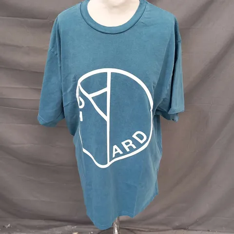 CLASSIC YARD ACT LOGO T SHIRT NAVY/LARGE SIZE L