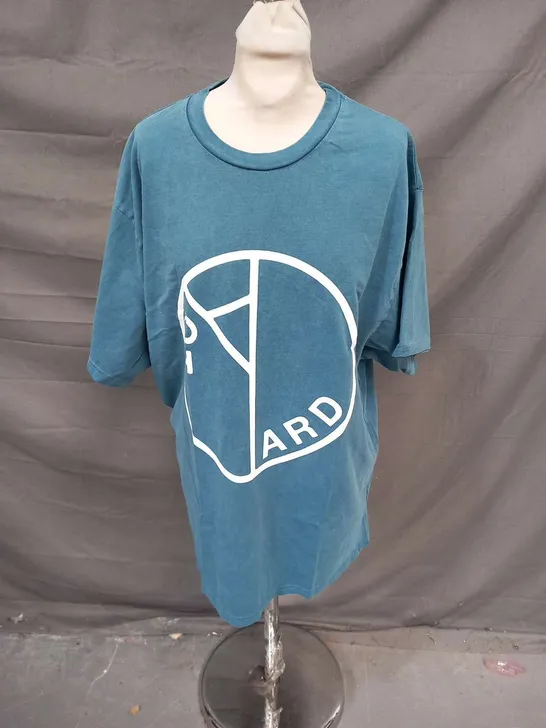 CLASSIC YARD ACT LOGO T SHIRT NAVY/LARGE SIZE L