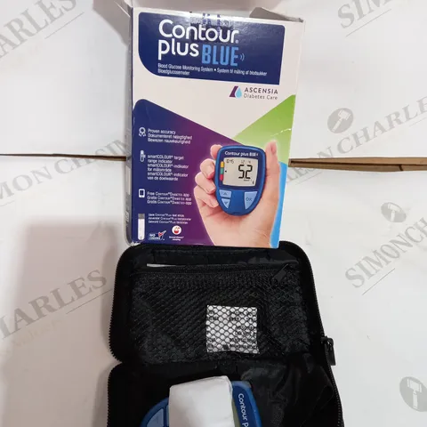 CONTOUR  PLUS BLUE BLOOD GLUCOSE MONITORING SYSTEM 