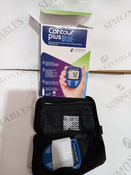 CONTOUR  PLUS BLUE BLOOD GLUCOSE MONITORING SYSTEM 