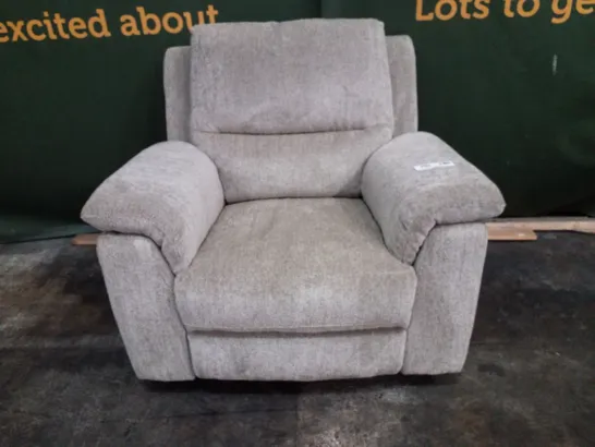 NEVADA MANUAL RECLINER ARMCHAIR - LARGO FABRIC