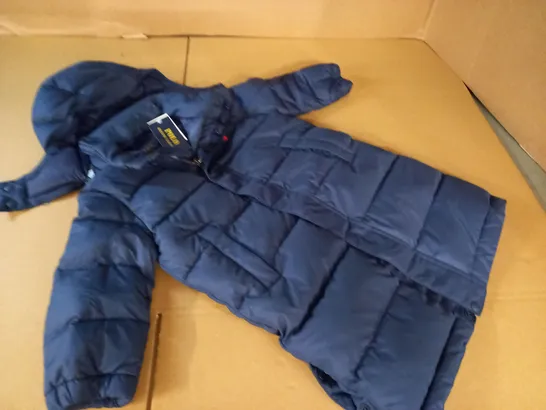 RALPH LAUREN KIDS NAVY PADDED COAT - 3/3T