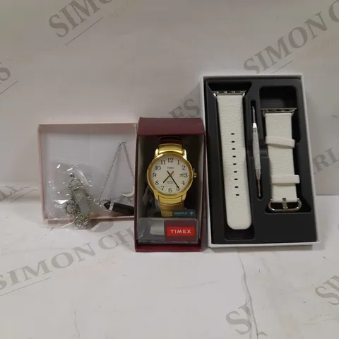 LOT OF APPROX 20 ASSORTED ITEMS - WATCH-WATCH STRAPS-NECKLESS