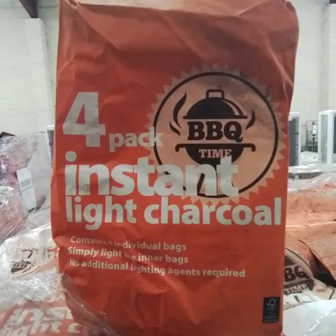 PALLET TO CONTAIN APPROX 110 BAGS OF 4 PACK INSTANT LIGHT CHARCOAL BAGS 