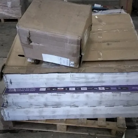 PALLET OF ASSORTED DAMAGED TV'S